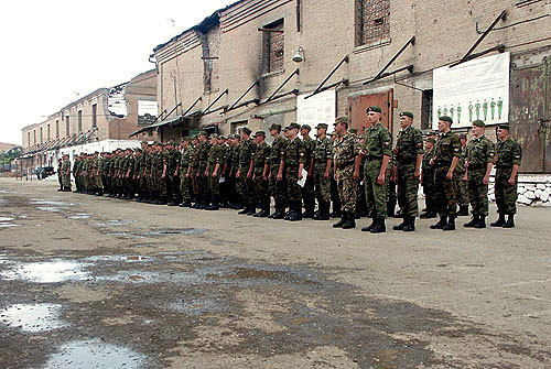 Чечня, военная комендатура Ленинского района г.Грозный. Фото с сайта www.chechnyafree.ru