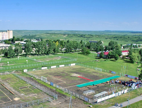 Спортивный комплекс "Колос" открылся в Ставропольском государственном аграрном университете. Ставрополь, июнь 2012 г. Фото: пресс-служба СтГАУ