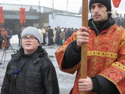 Празднование Крещения в Волгограде. 19 января 2012 г. Фото Вячеслава Ященко для "Кавказского узла"