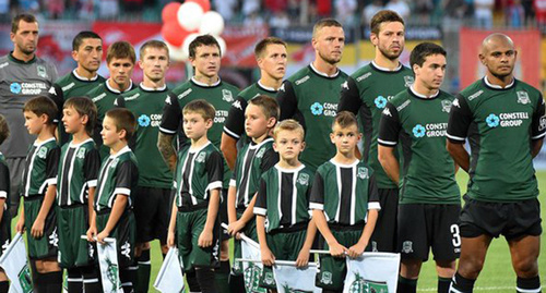 Футболисты ФК "Краснодар" Фото: http://sportfm.ru/news/za-vykhod-v-gruppovoy-etap-le-krasnodar-sygraet-s-partizani.html