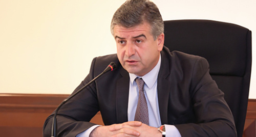 Карен Карапетян
Фото: http://ru.armeniasputnik.am/politics/20160914/4881894/premyer-Karapetyan-vistuplenie.html