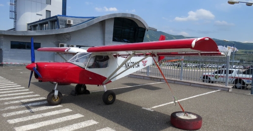 Самолет малой авиации на фестивале Artsakh Air Fest-2018  в Степанакерте, 17 июня 2018 год. Фото Альберт Восканян для "Кавказского узла".