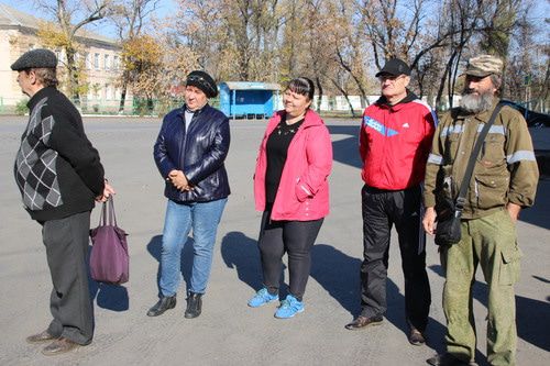 Участники пикета в Гуково, 26 октября 2019 года, Гуково. Фото Вячеслава Прудникова для «Кавказского узла»