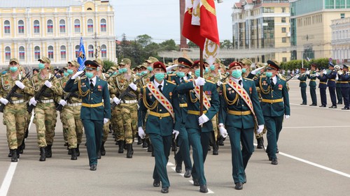 Парад Победы в Ставрополе. 24 июня 2020 года. Фото пресс-службы Минобороны России, https://structure.mil.ru