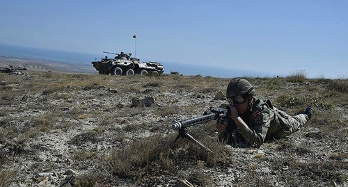 Военнослужащий армии Азербайджана. Фото: пресс-служба Минобороны армии Азербайджана https://mod.gov.az/