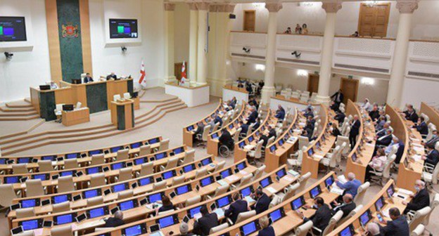 Заседание парламента Грузии. Фото: пресс-служба парламента / parliament.ge