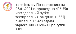 Скриншот со страницы Минздрава КБР в Instagram https://www.instagram.com/p/CKiqXkIFocK/