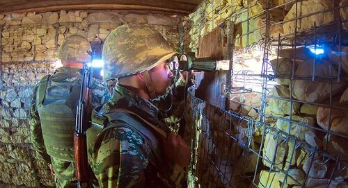 Военнослужащие азербайджанской армии. Фото пресс-службы МО Азербайджана