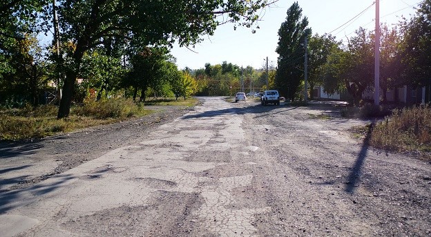 Состояние дороги в Казачьем. Фото Вячеслава Прудникова для "Кавказского узла".